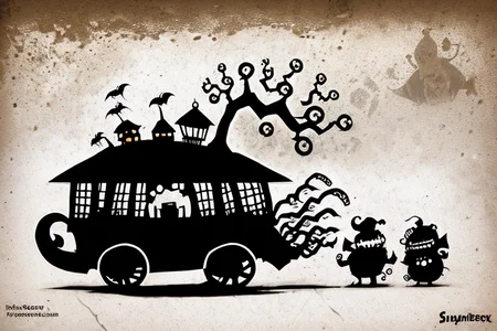 simple drawing of a herse, art by skelewags