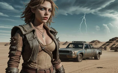 <lora:LCM_LoRA_Weights_SD15:1> A aesthetic,handsome,snazzy movie scene (inspired by Mad Max Beyond Thunderdome:1.3), featuring
Reese_Finch
