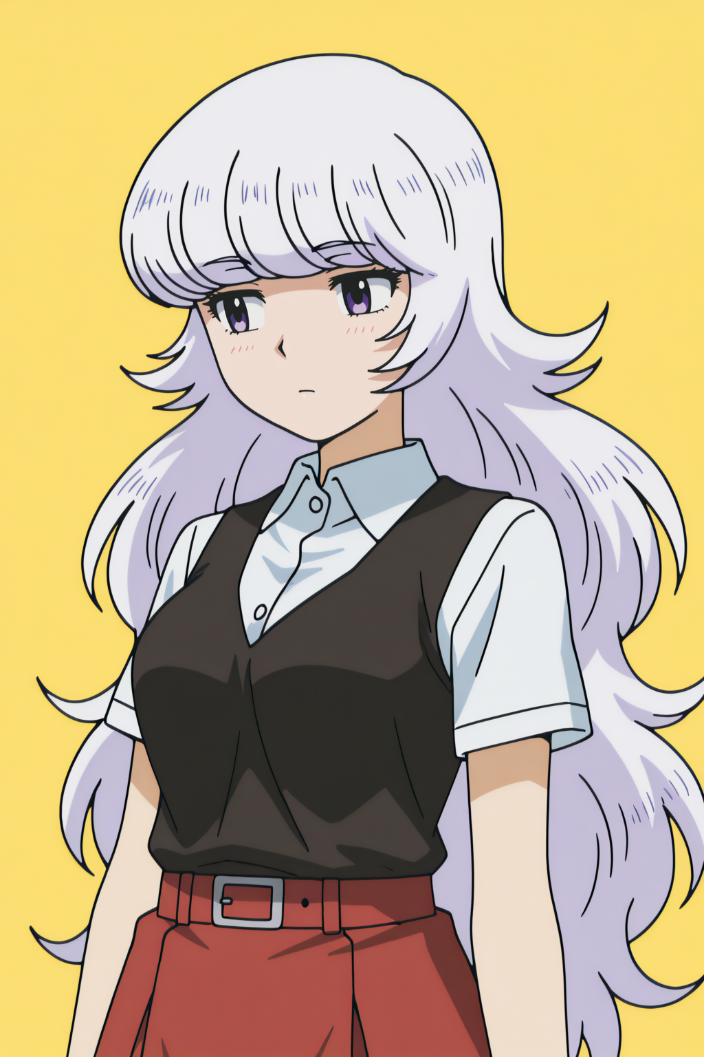 Shiho, white hair <lora:Zettai_Karen_Children_-_Shiho_-_illustrious:0.8>