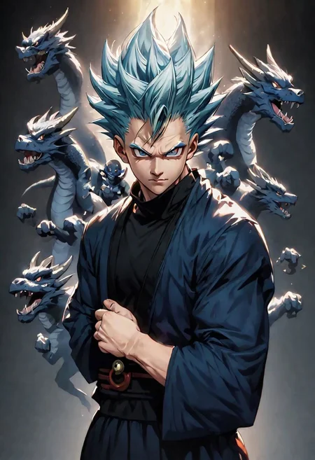 Jujutsu Kaisen dragon Blue Lock Super Dragon Ball