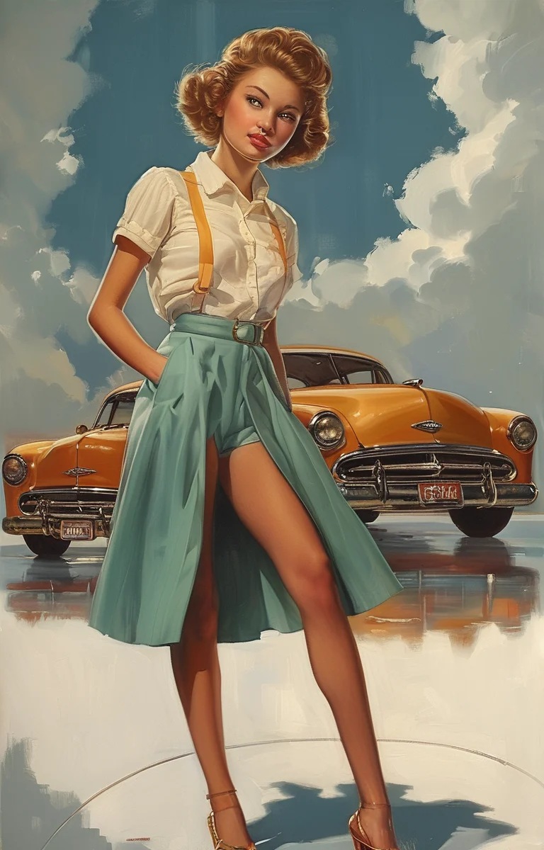masterpiece,best quality,<lora:tbh210-sdxl:0.9>,illustration,style of Art Frahm, tech genius teenage girl