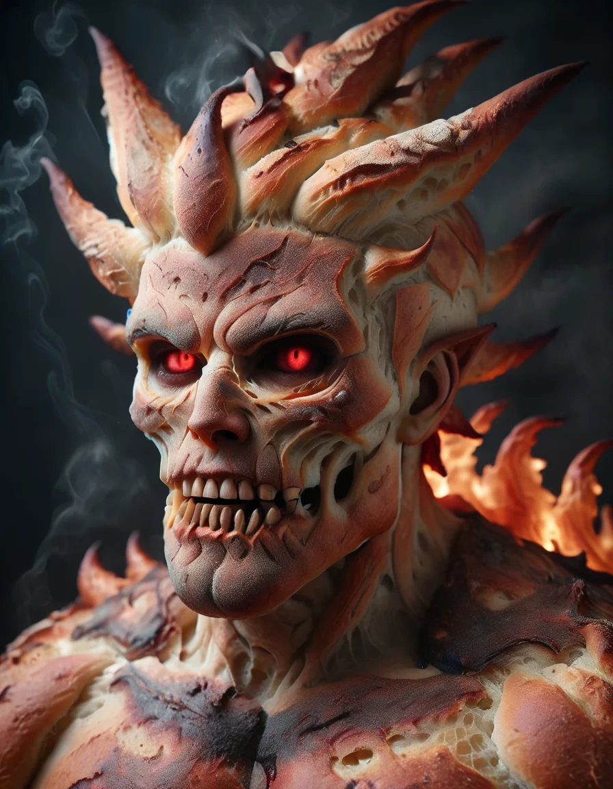 Horror-themed cinematic film still,a horrifying red-skinned male demon king, (full body portrait:1.3), (detailed monstrous evil face:1.4), screaming, wide spread bat like ral-brdcruzt wings, (detailed scaly skin texture:1.2), long curved horns, (in hell, swirling tormented souls, billowing smoke:1.5), black spiky armor,, shallow depth of field, vignette, highly detailed, high budget, bokeh, cinemascope, moody, epic, gorgeous, film grain, grainy . Eerie, unsettling, dark, spooky, suspenseful, grim, highly detailed <lora:ral-brdcruzt:1> ral-brdcruzt