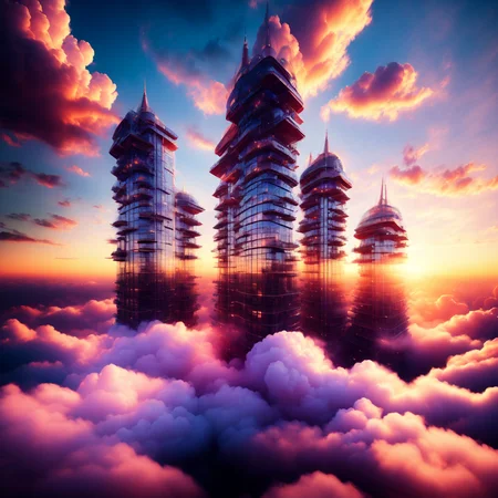 (cloudtowers style:1) <lora:djzCloudTowersV21:1>