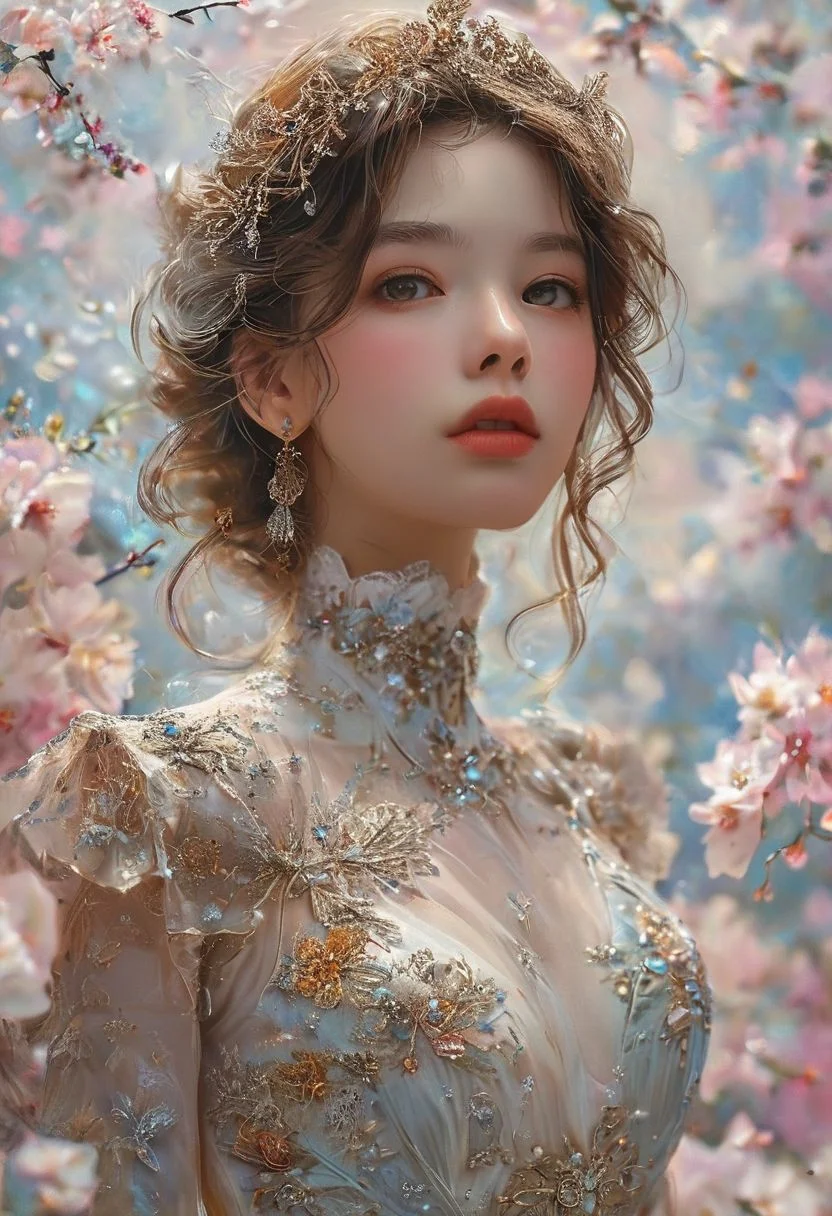 Dress uncovered, a girl, big breasts, sexy pose, mech style, magical background, 8K, delicate face,Black  Mech dress, smooth skin, fine detailsRomantic, the ultimate seductionMagical starry background