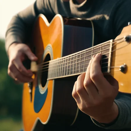 cinematic film still of <lora:perfection style:0.1>
<lora:detailed:0.3>
<lora:Chiaroscuro Lighting Style:0.3>
A detailed and A perfect photo of a person playing a guitar in the sun,hand focus,cinematic hand,best hand,better hand,awesome hand,different hand,perfect hand playing guitar,solo,1boy,male focus,blurry,depth of field,blurry background,close-up,perfection,different color,perfect color,realistic,realism,detailed background,perfect background,different background,bokeh ,perfect style, perfection style, detailed style, shallow depth of field, vignette, highly detailed, high budget, bokeh, cinemascope, moody, epic, gorgeous, film grain, grainy