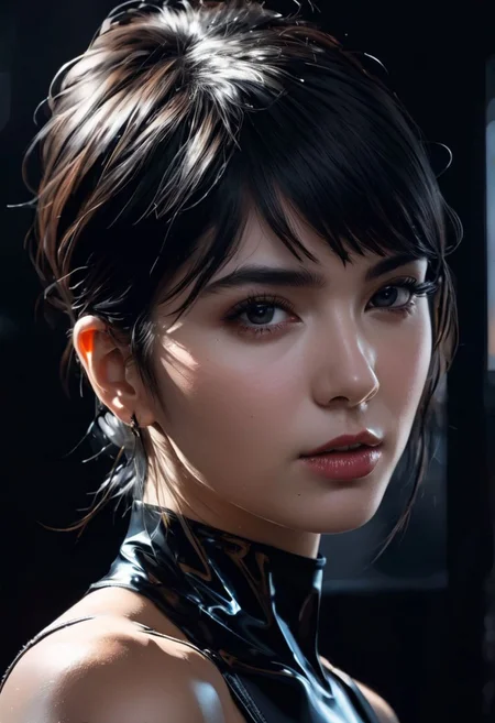 impactful paint of a girl  <lora:The_Pulp_Session:0.8>,    highly detailed,   8k,   sharp,  professional, clear,   high contrast, high saturated, , vivid deep blacks, crystal clear