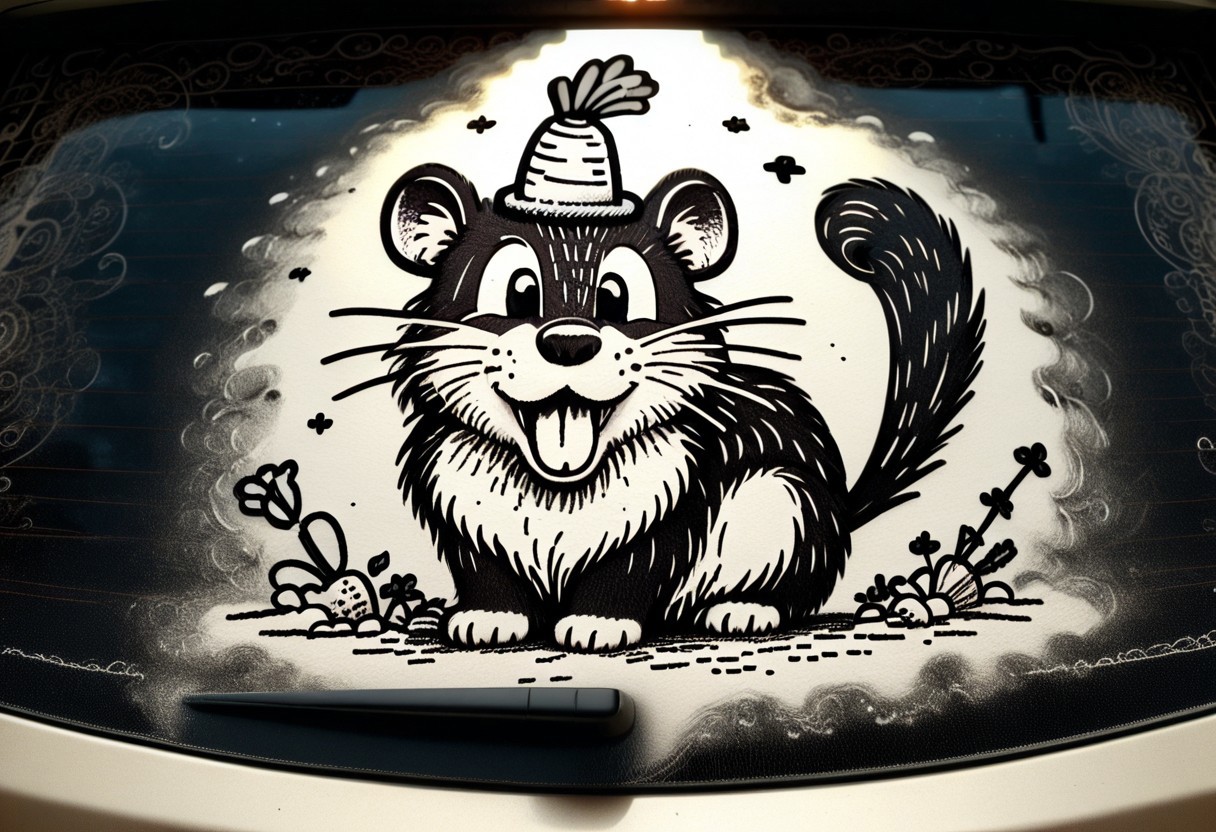w4shm3, car, doodle, rattata eating carrot, outline, simple, monochrome
BREAK, masterpiece, ((detailed background)), ((dynamic background)), 8K, (masterpiece:1.5), intricate details, highly detailed, extreme detail, octane render, unreal engine, fine art, best quality, highres, (detailed face:1.5), ((full_body)), UHD, (((perfect hands))), low light, set at night