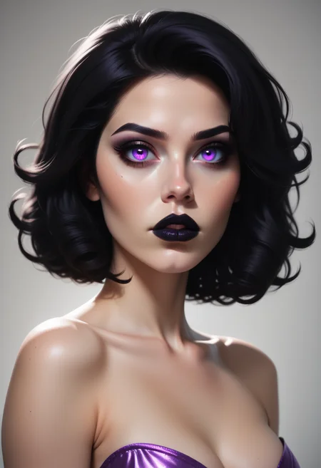 score_9, score_8_up, score_7_up, 1girl, solo, <lora:Dark_Anastasia_Pony_v0.1:0.5> d4rk_4n4st4s14, purple eyes, black hair, black lips,