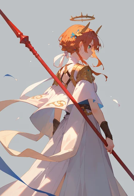 score_9, score_8_up, score_7_up, 1girl holding polearm, simple background
<lora:holding_polearm_from_behind_pose_final:1>