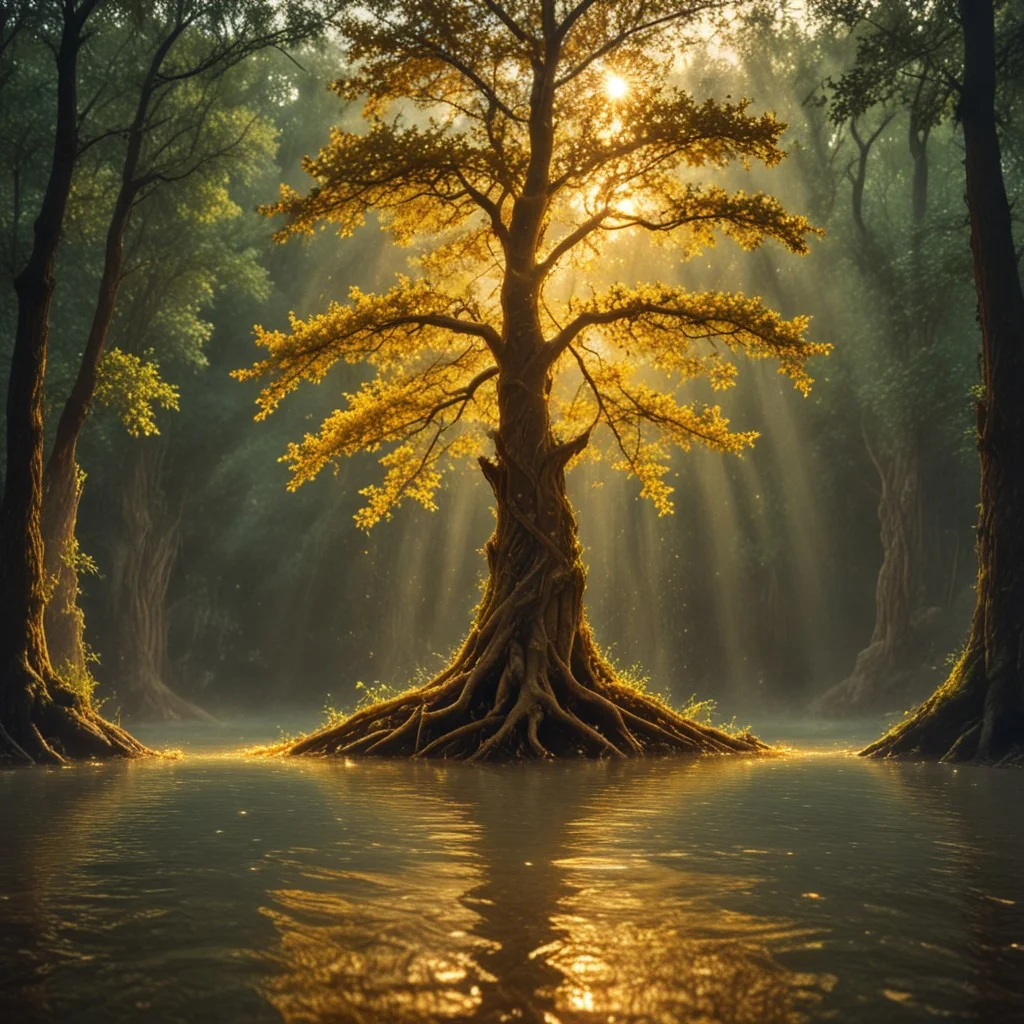 hyper detailed, water horizon, divine tree emerges from water, encircled tree, spiral , golden glow, golden lake, golden dust, sparkles, glitter
midjourneyv6.1, nutcracker