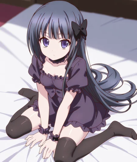1girl,
BREAK solo,
BREAK wearing clothes,closed mouth,looking_at_viewer,
BREAK from above,full body,
BREAK
on bed BREAK
BREAK
BREAK
BREAK
BREAK anime coloring,
BREAK <lora:seirei tsukai no blade dance:1>,restia ashdoll,dress,wariza,