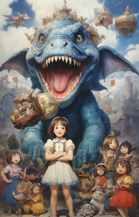 masterpiece,best quality,<lora:tbh274-sdxl:0.9>,illustration,style of Thomas Nast portrait of idolmaster cinderella girls,