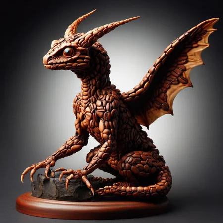 cffb<lora:cffb:1>compact majestic symbiotic classic reptilian soul, 1 leg quadrumanual, clawed appendages, curved-tailed, transparent skin, webbed ears, gargoyle wings,