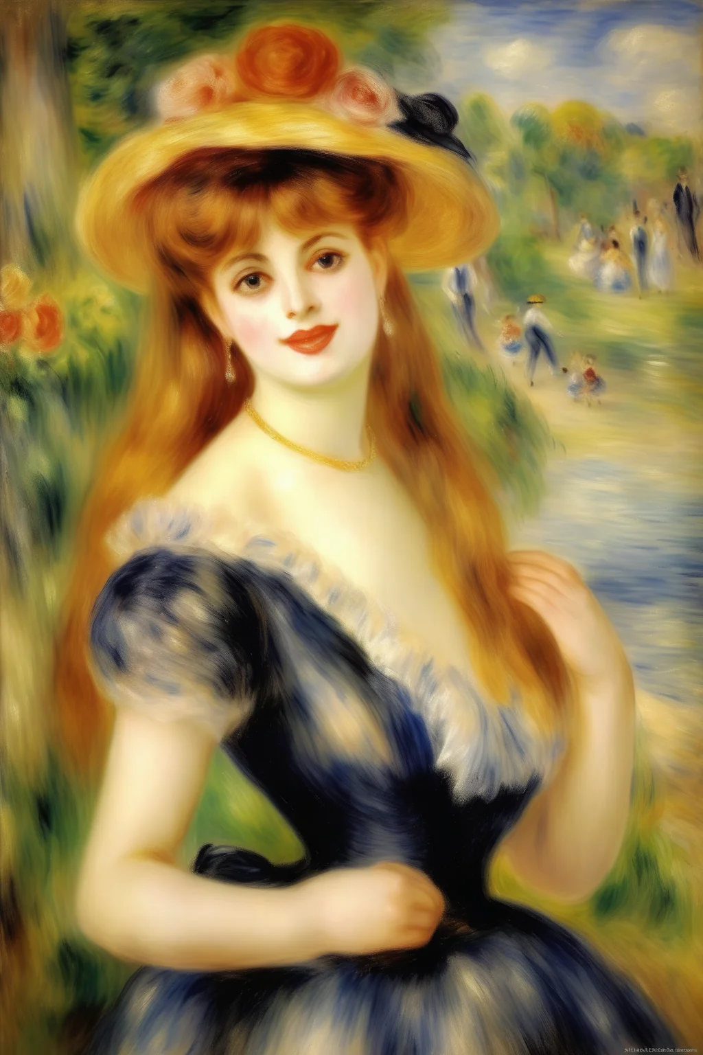 <lora:Pierre Auguste Renoir Style:1>Pierre Auguste Renoir Style - The most famous masterpiece of Pierre-Auguste Renoir
