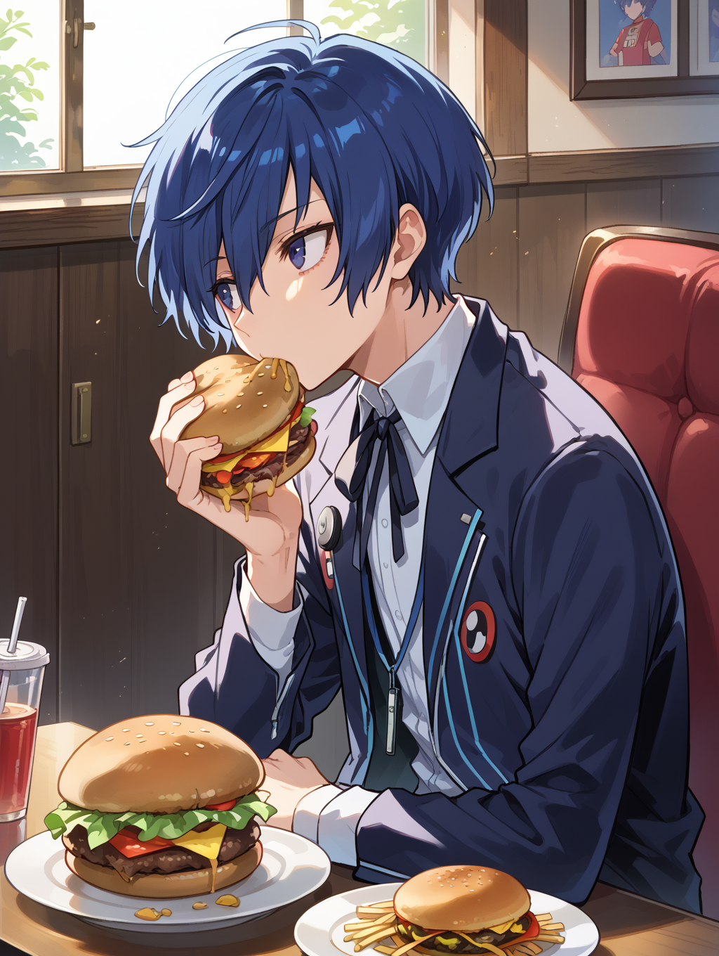 score_9, score_8_up, score_7_up,source_anime,BREAK,
Yuuki_makoto_Persona_3, eating, food, expressionless, burger, looking to the side, 
<lora:Yuuki_makoto_Persona_3:1>