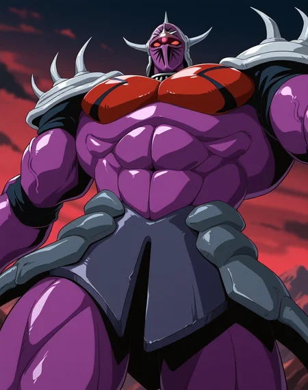 <lora:Lanacuras_(Shinzo)_(Illustrious)_(AD):1> Lanacuras, muscular, Shinzo,
exterior, vivid anime dark sky with black clouds, mountains, nature, end of the world background, red and green clouds in the sky, fighting,
dynamic action, dutch angle, cowboy shot, detailed face, detailed eyes, glowing red eyes,
hyper muscular, end boss, large wide rounded protruding pecs, bulging muscles, large rounded muscular shoulders, large biceps, large thighs, abs, red pecs, perfect hands, peak physical conditioning, pinnacle of manly perfection, perfect physique, veiny muscles, commanding oppressive presence,
BREAK: very awe, aesthetically pleasing, masterpiece, best quality, amazing quality, very aesthetic, perfect depth of field shot,
BREAK: lazympos, lazypos (2),