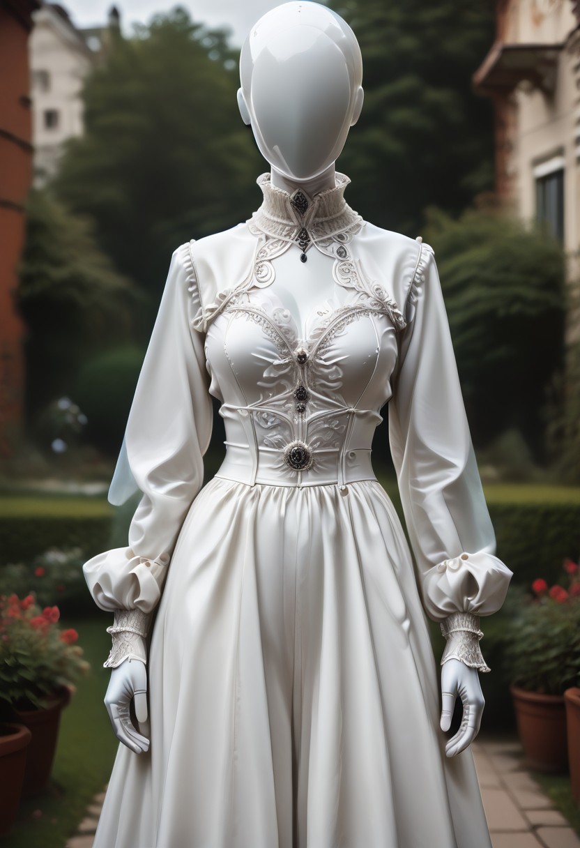 score_9, score_8_up, score_7_up, rating_safe, concept art, realistic, Fixhand.
1girl, solo, DroneFace.
Porcelain body.