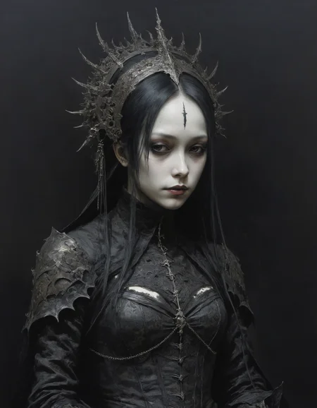 by Tsutomu Nihei, (gothic but extremely beautiful:1.4), (masterpiece, best quality:1.4) , in the style of nicola samori,
<lora:epi_noiseoffset2:0.5> <lora:add-detail-xl:1> <lora:xl_more_art-full_v1:0.5> <lora:NicolaSamori:0.7>