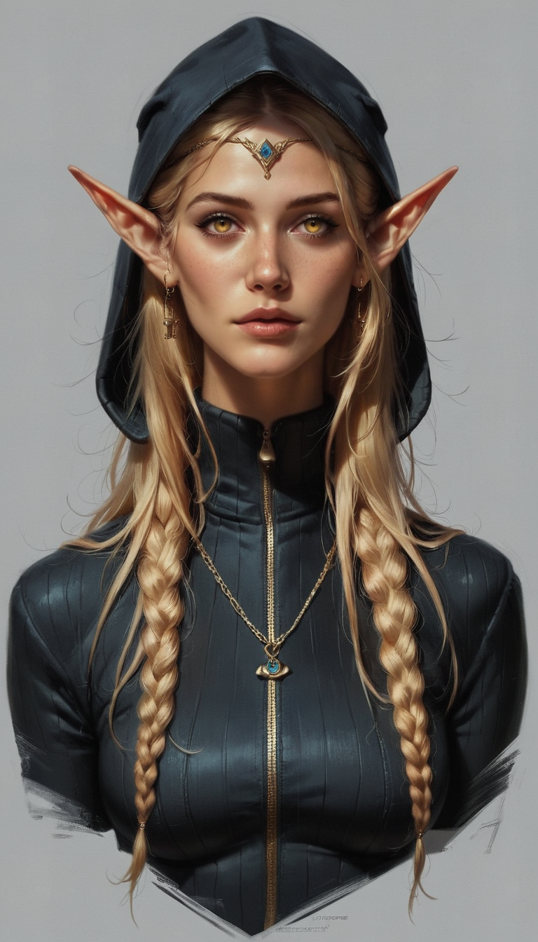 (score_9, score_8_up:1.1), score_7_up, rating_safe, 1girl, a gorgeous high elf mage, altmer, (yellow skin), (golden skin), tall and feminine, magical elf very large yellow eyes, long yellow golden hair, supermodel look with pronounced sharp cheekbones and narrow sharp long chin. (Wearing a fantasy mage sorceress robes with a hood), (battlemage outfit). Dynamic and playful pose, <lora:EdobESO_XL_v1.0:0.95>, high elf, skyrim altmer,  <lora:1dkXLP:0.25>, <lora:Concept Art Eclipse Style LoRA_Pony XL v6:0.6> concept art, realistic,  dark night, low light, deep strong shadows, <lora:add-detail-xl:0.3> <lora:RELSM_v1:0.4>,  <lora:SDXLHighDetail_v5:0.3> Painstaking Attention To Details,  <lora:Model_2:0.25> Beuty