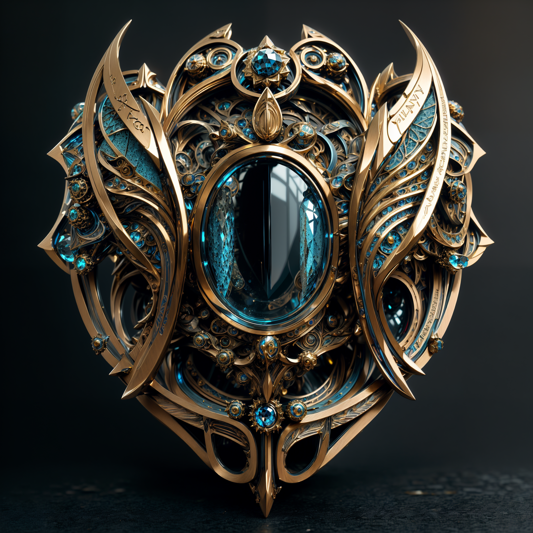 best quality,masterpiece,highres,masterpiece,Highly detailed,ultra-fine painting,sharp focus,badge,(((text"lingko"))),blue eyesï¼jewelry, ((steel,badge)),((metal)),glass ,crystal,blue glass,,gear,3D,Layered   image_dir.<lora:nijiarmor_anime_v2:0.7>,<lora:Mecha - Ebony Gold Mecha:1>,<lora:Cool Hong Kong Girl:1>