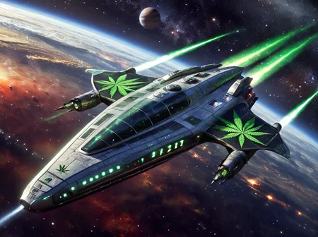 masterpiece,high quality,
420futurism,    <lora:420FuturismXL:0.8>
spacecraft, no humans, star (sky), space, vehicle focus, planet
