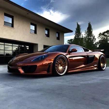 Ferrari 27in rims candy brandy, tinted windows,