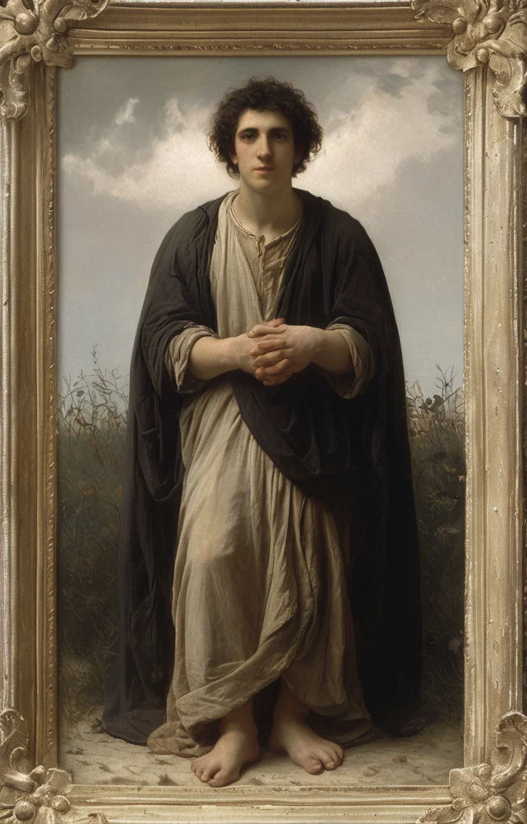 masterpiece,best quality,<lora:tbh202-sdxl:0.9>,illustration,style of william bouguereau portrait of noble man