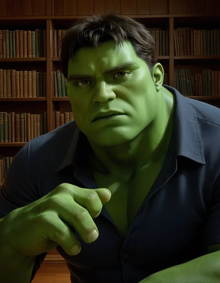 <lora:The_Hulk_2003_V2:0.5> a picture of the hulk, solo, best resolution, best quality, extremely detailed, masterpiece, crisp, sharp focus, zPDXL3, Private Library