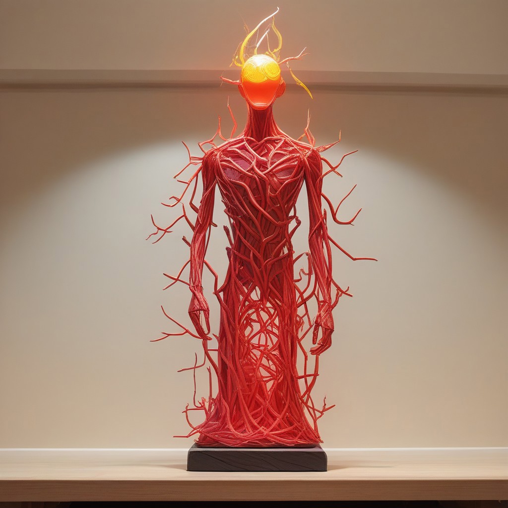 no human, end_tripwire_morph, bonsai garden made of wires, neon, wires, made of wires, cables, outlined with wires and neon, neon outlines, wire sculpture, neon wire sculpture, dark, dramatic lighting ,masterpiece, high detailed, best quality, high res, very aesthetic, absurdres
