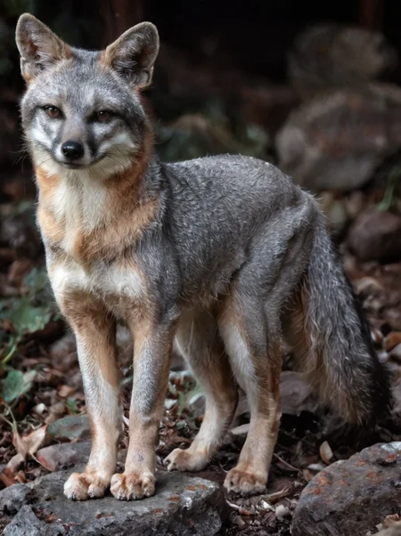 Gray fox, animal focus, no humans, animal, realistic, rock
<lora:Gray_Fox-v1.10:0.8> gray fox, real,(realistic),photo realistic, photography,highly detailed,(masterpiece),(high quality),best quality,super detailed,full detail,4k,8k,realistic lighting, norender, no anime