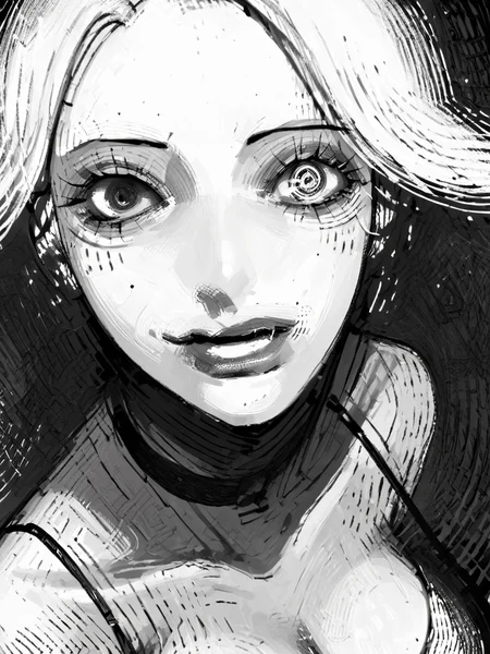 score_9, score_8_up, score_7_up, score_6_up, score_5_up, <lora:NxhqtXLP:1> nxhqt, monochrome, cleavage, (pink theme)