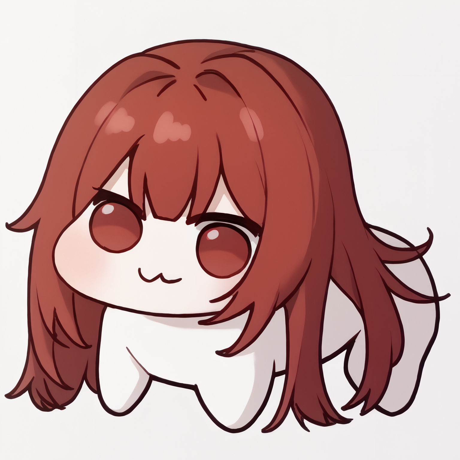score_9, score_8_up, score_7_up, 1girl, sakurananten, red eyes, red hair, fringe, long hair,
<lora:Doro_X_PDXL_V1:1.0>, doro, creature, :3, chibi, no humans, four legs, solid circle eyes, no pupils, all fours, solo,
simple background, white background, 
<lora:Sakura-Nanten-destro-246-PDXL_V1-Manityro-CAME:1.0>,