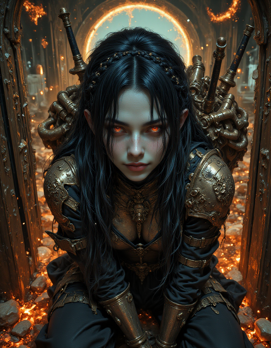 <lora:FluxMythR3alisticF:1> r3alisticf <lora:FluxMythAn1meL1nes:1> an1mel1nes <lora:Illustration concept Variant 3A:1>