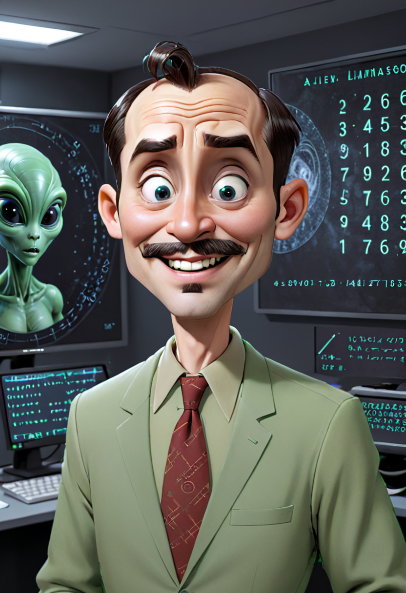 <lora:BillMatheson:.5> A BillMatheson man decoding alien languages using mathematical patterns in a secret government lab