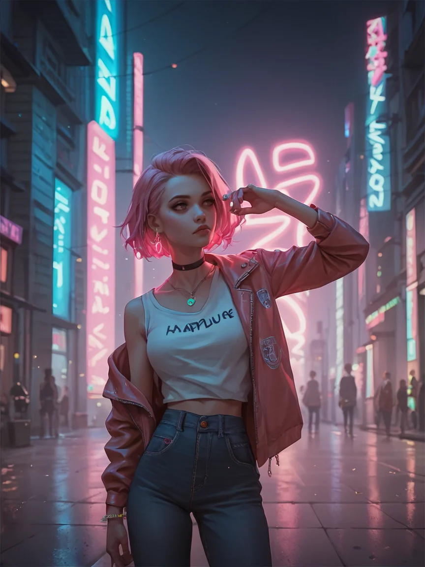 score_9, score_8_up, score_7_up, score_6_up, score_5_up, score_4_up, <lora:n30nXLP:0.7>, n30n, neon lights, 1girl,