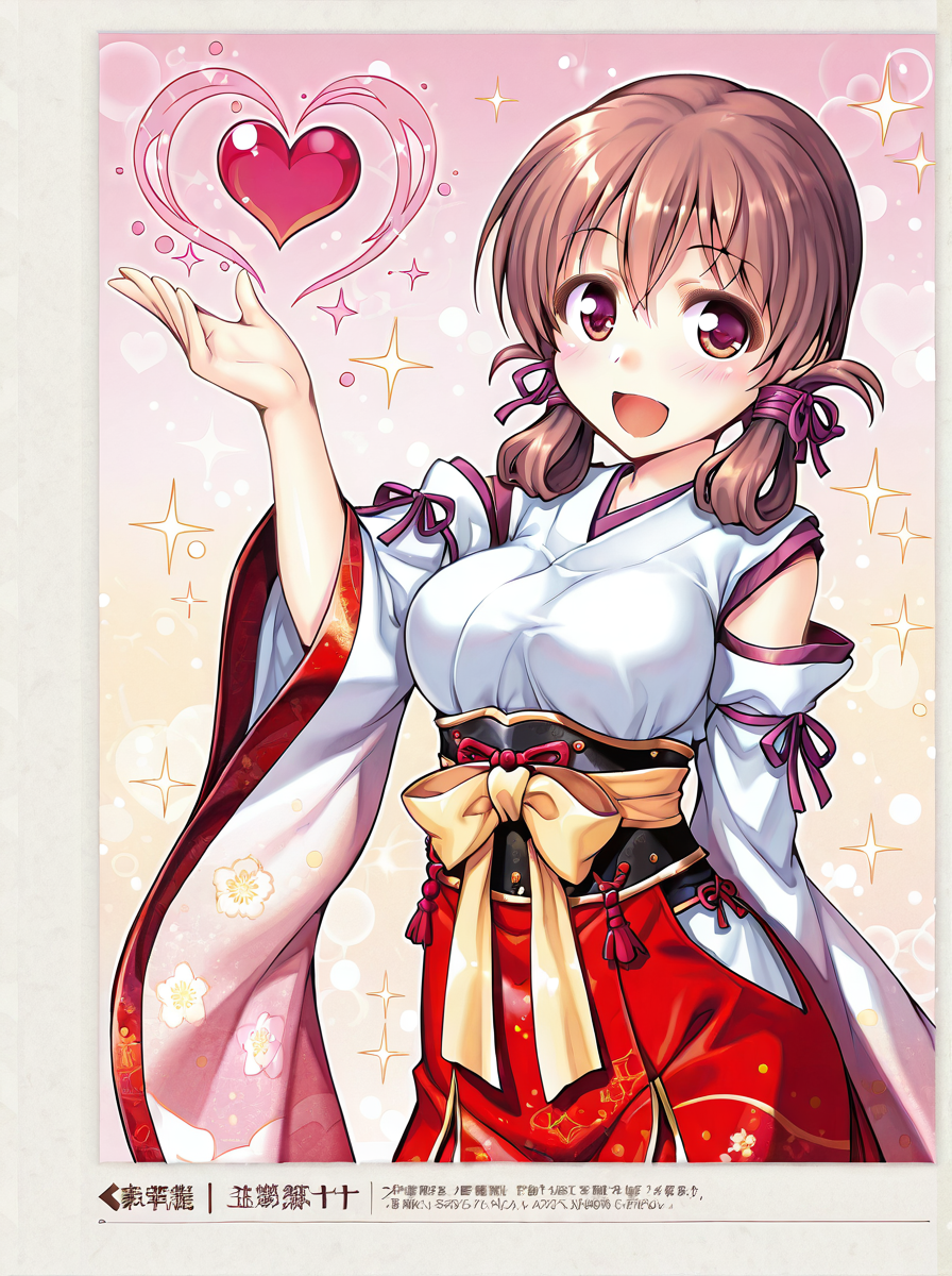 shiny skin, posing,
<lora:senmomo.il:1>,
senmomo,
chihaya,  
heart, glitter, sparkle, bloom, 
general, safe,