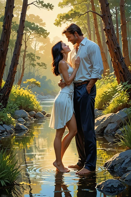 by Steve Henderson and Steve Purcell in the style of Peter Holme III and Ayumi Tanaka