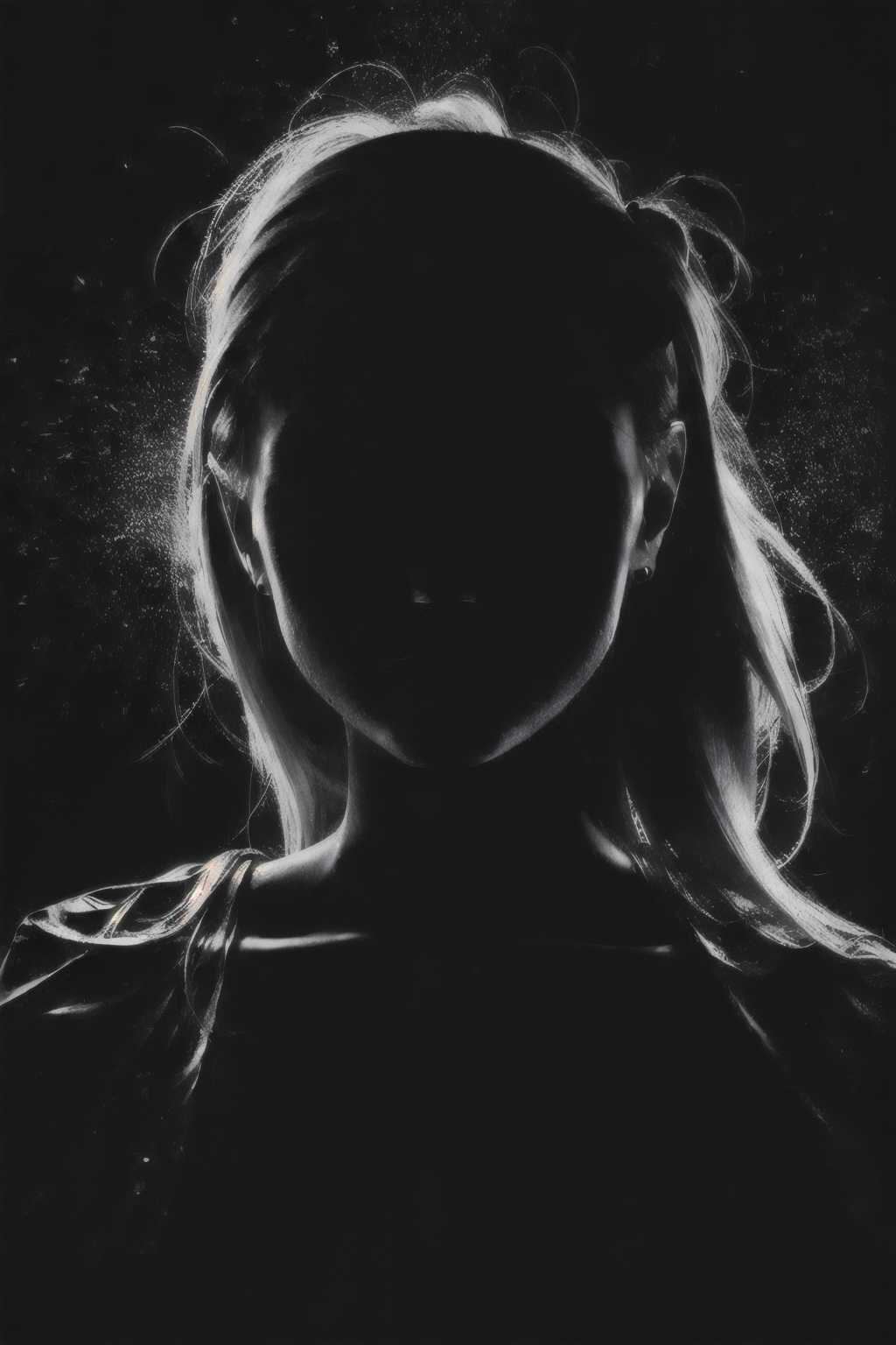 (Realisitc:1.5) EdobShadow a woman in the dark, (black background:1.3) <lora:EdobShadow_v1.0:1>