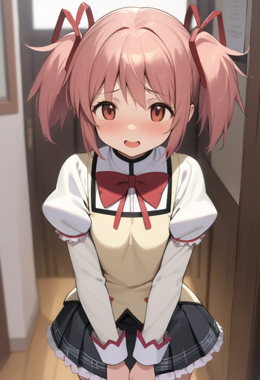 masterpiece,best quality,very aesthetic,absurdres,<lora:kaname_madoka:1>,kaname_madokaï¼mitakihara_school_uniform