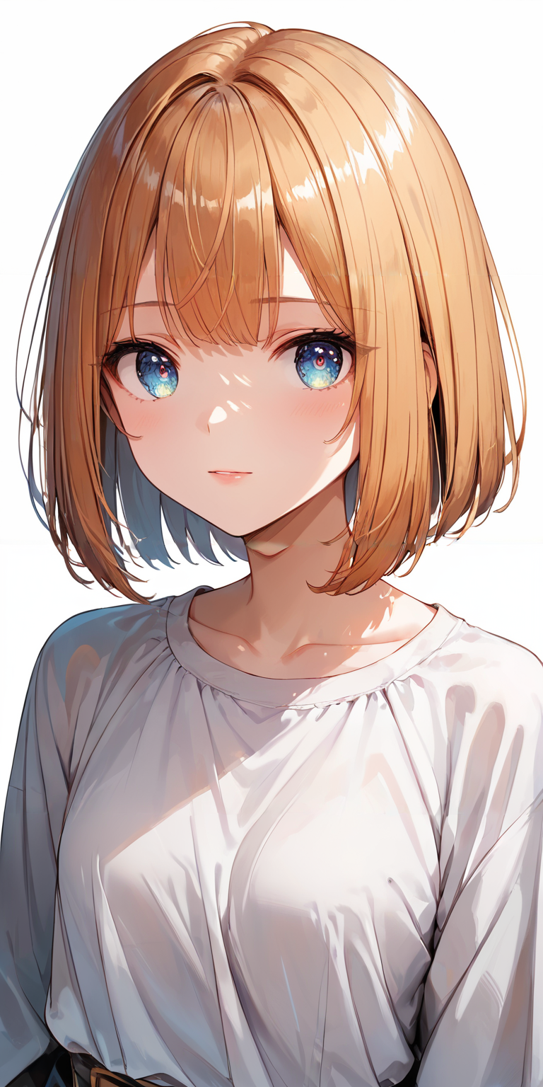score_9, score_8_up, score_7_up,source_anime, high res image,masterpiece,best quality,girl,cute face,clear skin,shiny hair,ultra detailed eyes,simple background <lora:medium bob hair_pony_V1.1:1> medium bob hair