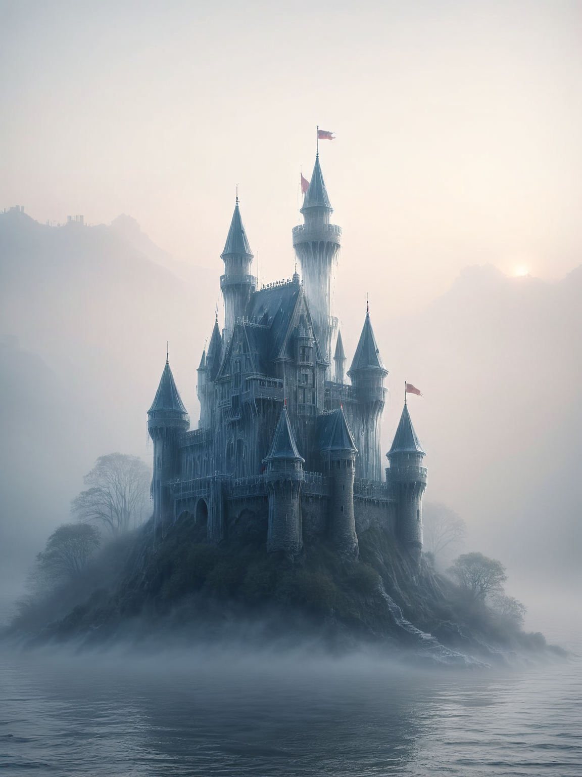 An ais-wvs castle amidst a misty morning <lora:ais-wvs-sdxl:1>