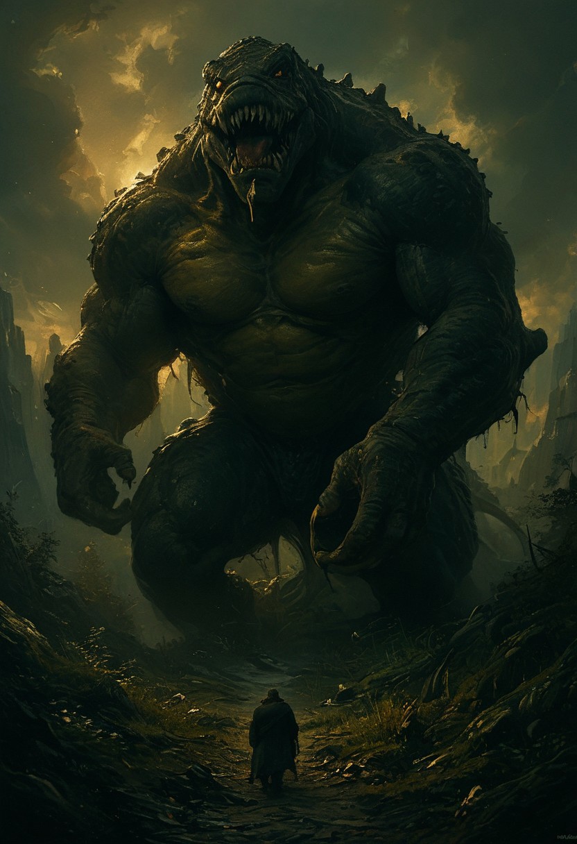 score_9, score_8_up, score_7_up, cinematic giant Godzilla