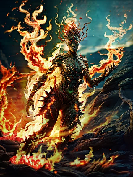 close up photo,a spirit of the fire dancing in the volcano,((ghastly fire entity made of fire and smokes)),(fire skin,fire limbs,fire head,woman appendages),scorched earth,<lora:BugattiAI:0.3>,Cu73Cre4ture,<lora:NatureMagic:0.3>,naturemagic,fantasy,<lora:Dance Photography_20230622235003:0.3>,Dance Photography,full body,<lora:RPGFireElemental:0.3>,fire elemental,<lora:RPGFireGiant:0.3>,hawaii landscape,<lora:FantasyLandscape:0.3>,FanLan,<lora:FantasyRuins:0.3>,FanRu,<lora:RPGAirElemental:0.3>,air elemental,<lora:SyFyEye1_v2.0:0.5>,SyFyEye1,