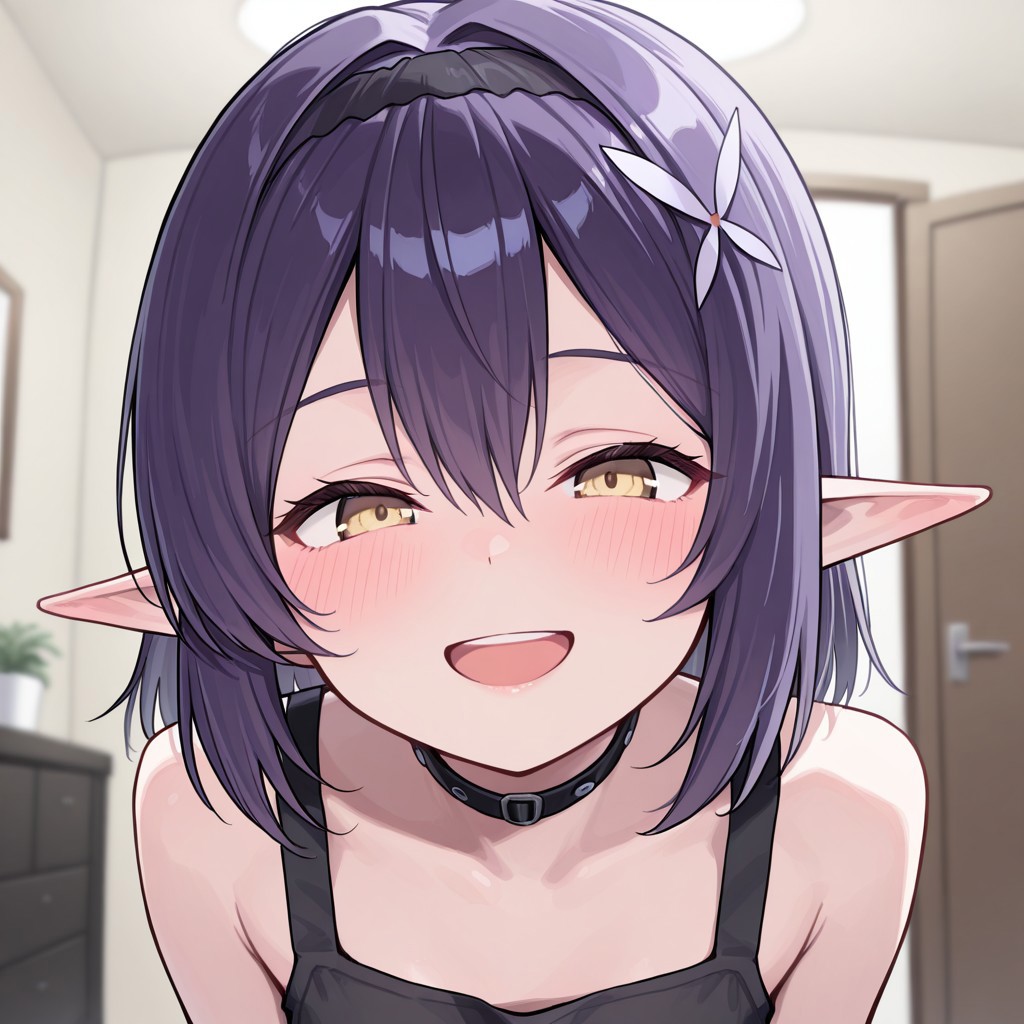 masterpiece, best quality, 32k, high resolution, absurdres, idolayane, POV, looking at viewer, blush, smile, open mouth, upper teeth only