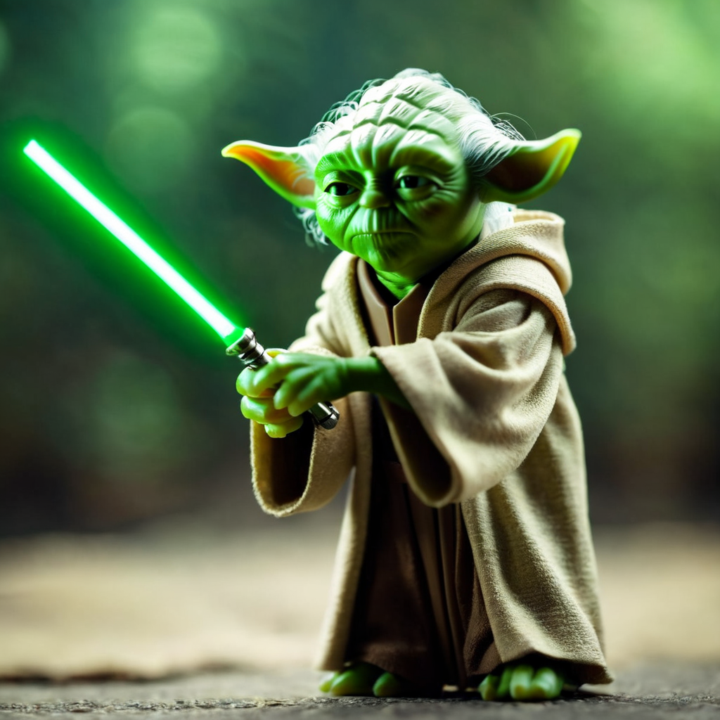 cinematic film still of  <lora:Yoda:1.2>
Yoda a toy yoda is holding a cane In Star Wars Universe, shallow depth of field, vignette, highly detailed, high budget, bokeh, cinemascope, moody, epic, gorgeous, film grain, grainy