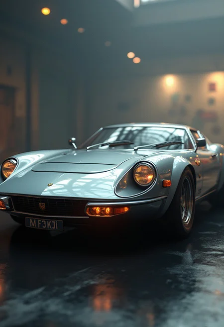 a blending, amalgamation and detailed combination of a lamborghini countach, datsun 260 z and a jaguar e - type, concept art, round headlights, long front end, 8k, highly detailed, trending on art station, dramatic lighting