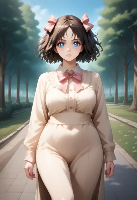 score_9, score_8_up, score_7_up, source anime,
masterpiece, best quality, detailed, amazing quality,
detailed background, park,
detailed face, detailed eyes,
dynamic pose,
solo, 1woman, woman,
easynegative,
headbow,
slutty_m3l0dy,