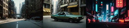 highly insanely detailed, masterpiece, top quality, best quality, highres, 4k, 8k, RAW photo, (very aesthetic, beautiful and aesthetic), bebop cityscape, buildings, radiator, ait conditioning, cardboard box, trash, street, car, <lora:bebopv01:0.5>,
__lazy-wildcards/dataset/background-color__âââ