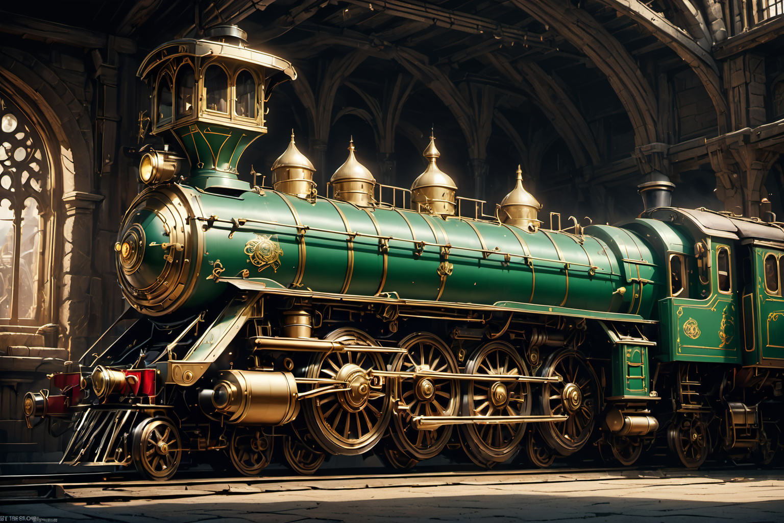Photorealistic side facade of a fantasy medieval locomotive,  cinematic lighting, ,
highly detailed, <lora:SDXLFaeTasticDetails2400:0.8>,  <lora:FantasySettlement:0.3>, epiCPhoto, side view, darkfantasy,