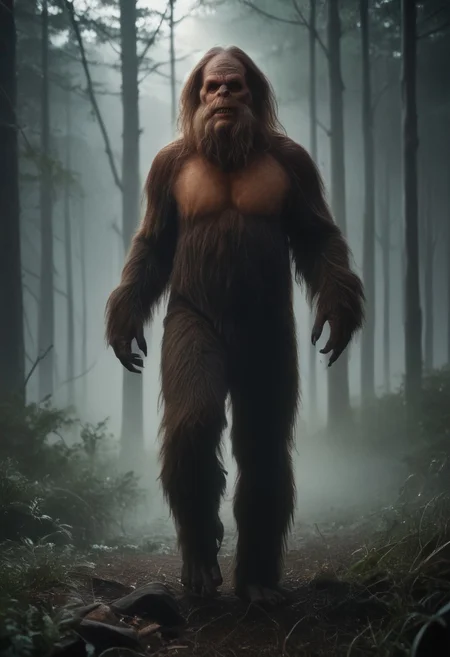 score_9, score_8_up, score_7_up, source_photo, photography, realistic
bigsquatch, forest, night, dark, glowing red eyes, fog, atmospheric lighting, full body, menacing, horror, scary, intense, 
Kodak Motion Picture Film